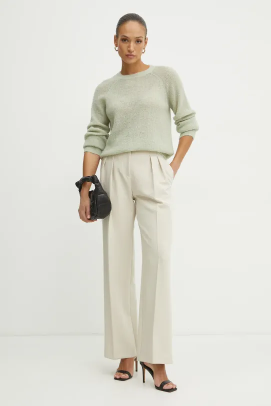 Patrizia Pepe sweter wełniany 8K0283.K248 zielony SS25