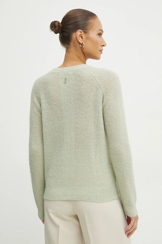 Odzież Patrizia Pepe sweter wełniany 8K0283.K248 zielony