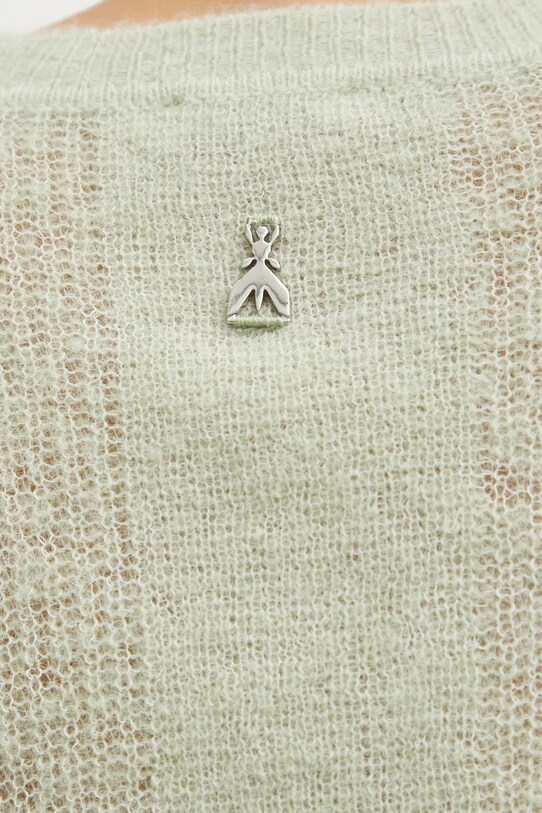 Patrizia Pepe sweter wełniany 8K0283.K248 zielony