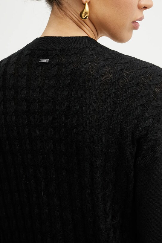 Armani Exchange cardigan in lana XW000122.AF11956 nero