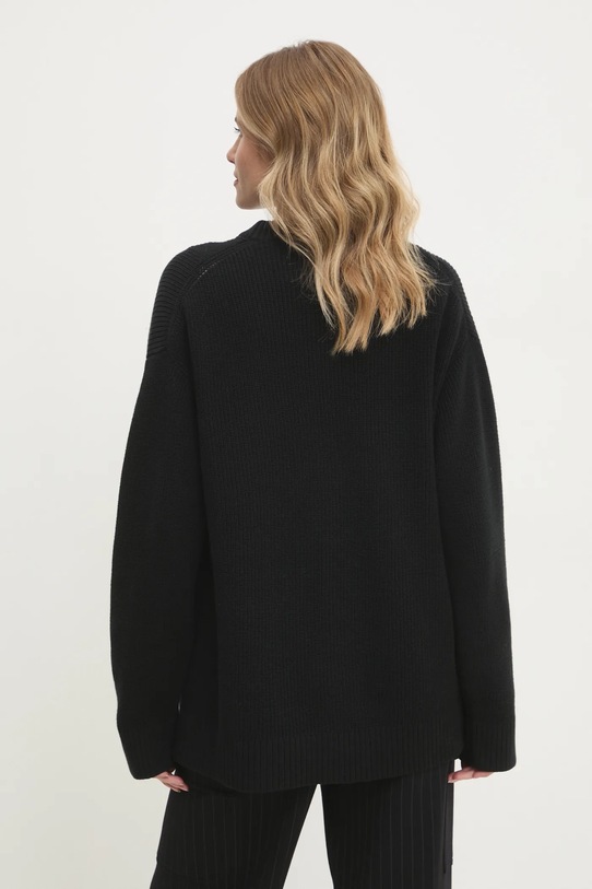 Ρούχα Βαμβακερό πουλόβερ Calvin Klein Jeans J20J224799 μαύρο