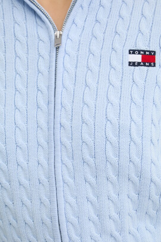 Tommy Jeans pulover de bumbac DW0DW19334 albastru