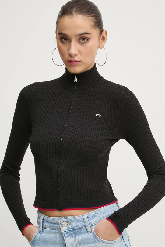 Джемпер Tommy Jeans остальные чёрный DW0DW19337