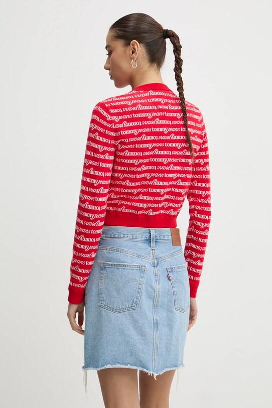 Îmbrăcăminte Tommy Jeans pulover DW0DW19340 rosu