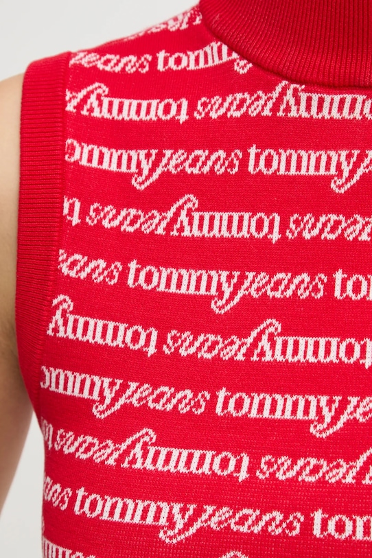 Γιλέκο Tommy Jeans DW0DW19346 κόκκινο