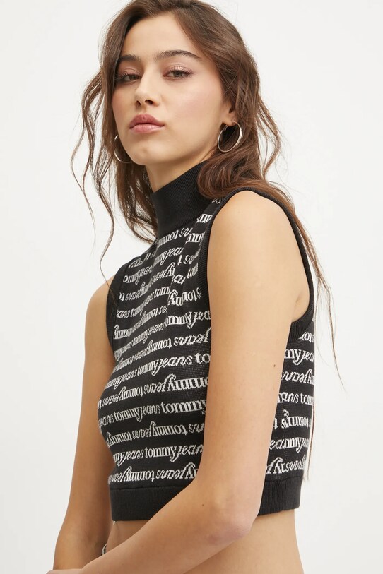 Vesta Tommy Jeans černá DW0DW19346