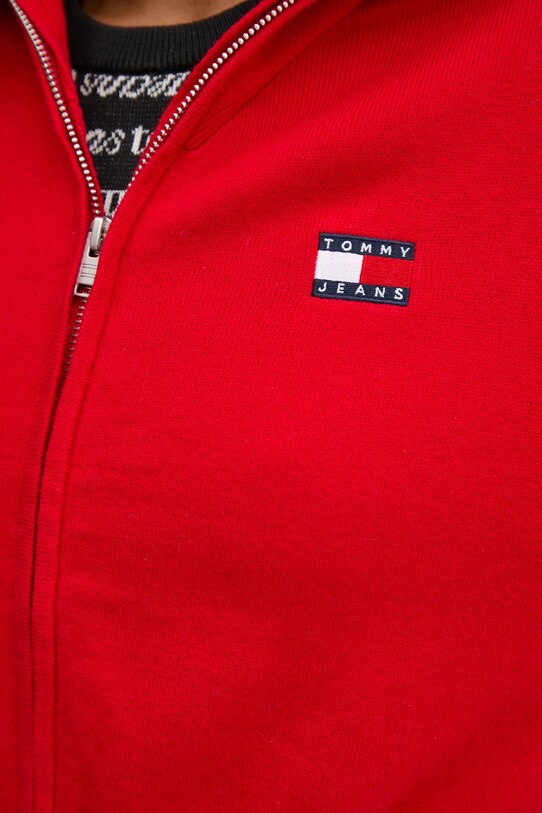 Кардиган з домішкою вовни Tommy Jeans DW0DW19886 червоний