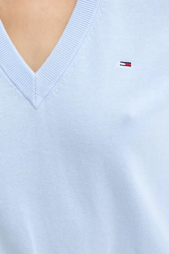 Tommy Jeans pulover de bumbac DW0DW19888 albastru