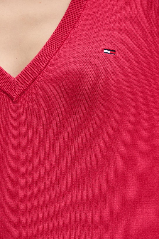 Tommy Jeans sweter bawełniany DW0DW19888 różowy