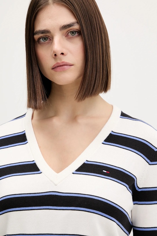 Tommy Jeans sweter bawełniany czarny DW0DW19888