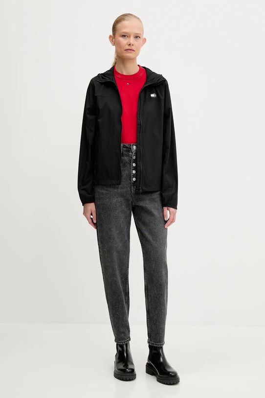 Tommy Jeans pamut pulóver DW0DW20159 piros SS25