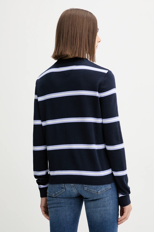 Ρούχα Βαμβακερό πουλόβερ Tommy Jeans DW0DW20159 σκούρο μπλε