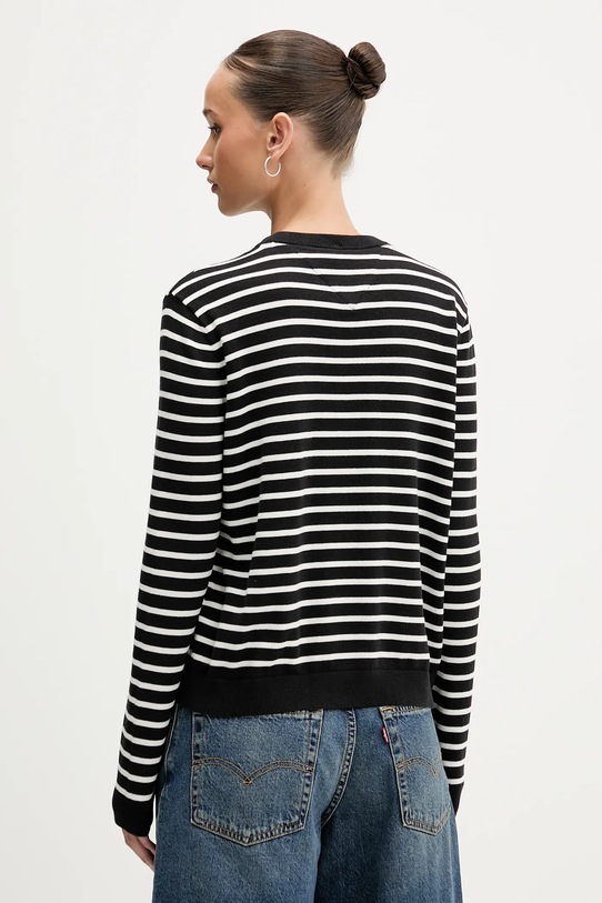 Odzież Tommy Jeans sweter bawełniany DW0DW20159 czarny