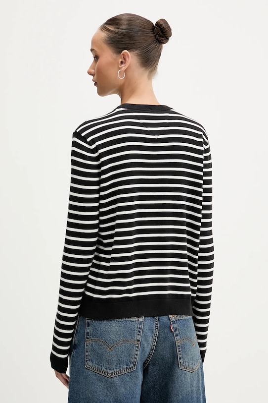 Odzież Tommy Jeans sweter bawełniany DW0DW20159 czarny