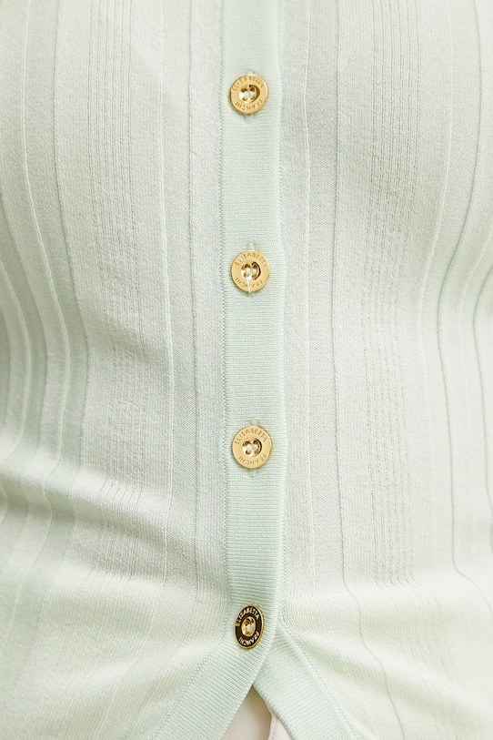 Elisabetta Franchi cardigan MK41S51E2 turcoaz