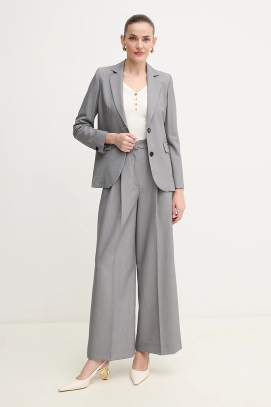 Elisabetta Franchi pulover din amestec de mătase MK62B51E2 bej SS25