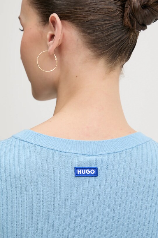 HUGO Blue sweter 50532240 niebieski