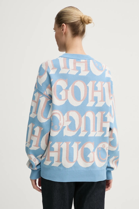 Odjeća Pamučni pulover Hugo Blue 50533283 plava