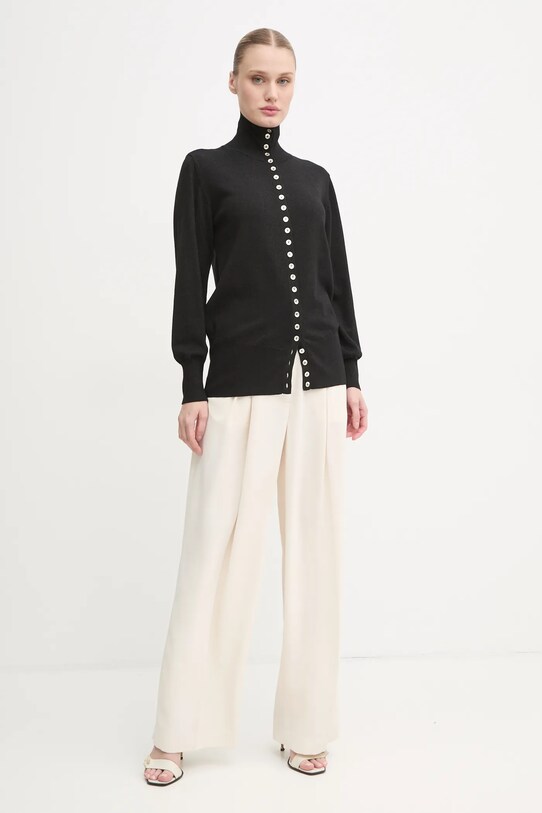 Bruuns Bazaar cardigan BBW4279 negru SS25