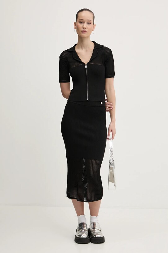 HUGO cardigan 50532170 negru SS25