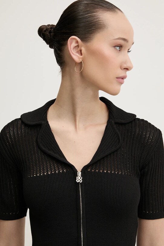 HUGO cardigan negru 50532170