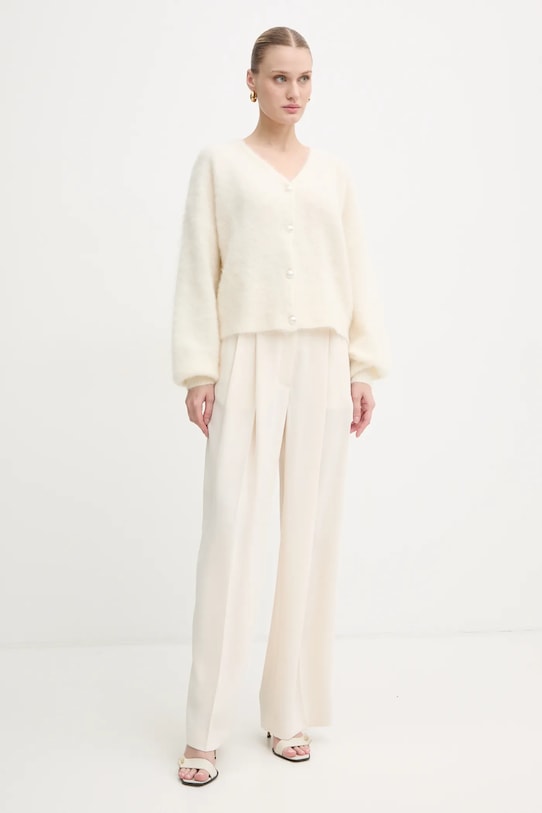 Vlněný svetr Gestuz 10909581 béžová SS25