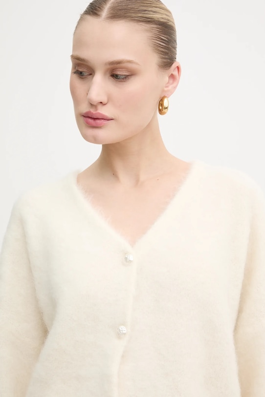 Vlněný svetr Gestuz béžová 10909581