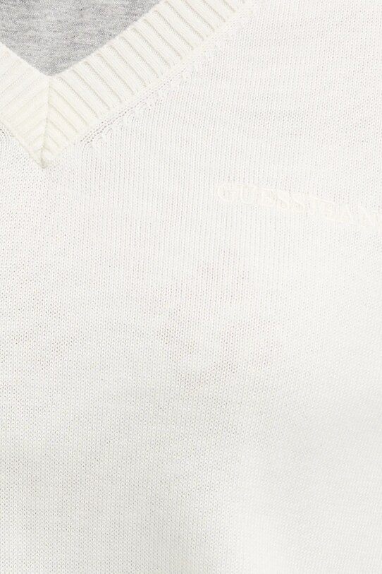 Guess Jeans pulover din amestec de mătase W4BR84.Z3HO2 bej