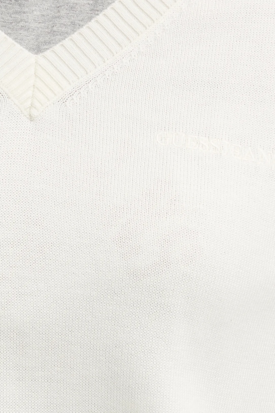 Guess Jeans pulover din amestec de mătase W4BR84.Z3HO2 bej