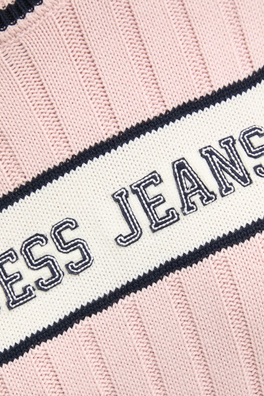 Guess Jeans pulover de bumbac W5RR46.Z3HM1 roz