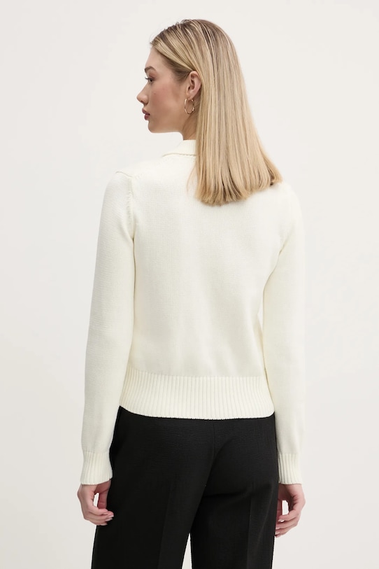 Odzież Guess Jeans sweter bawełniany W5RR47.Z3HM1 beżowy
