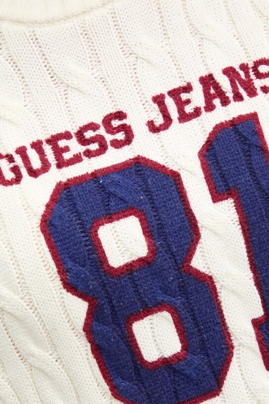Guess Jeans pulover de bumbac W5RR48.Z3HM1 bej