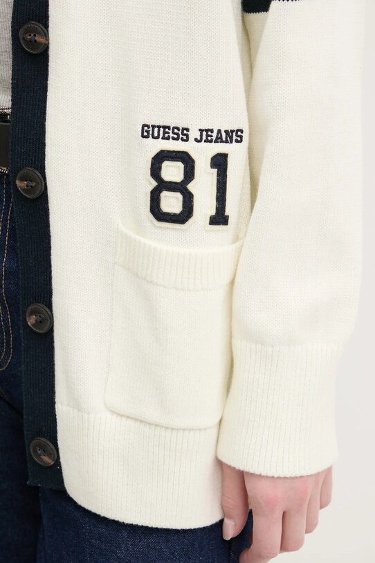 Guess Jeans cardigan din bumbac W5RR49.Z3HM1 bej
