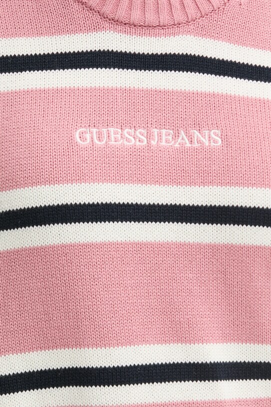 Guess Jeans pulover de bumbac W4BR09.Z3HM1 roz