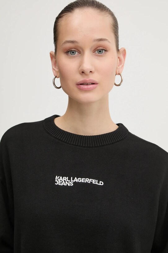 Светр Karl Lagerfeld Jeans чорний A1W18044