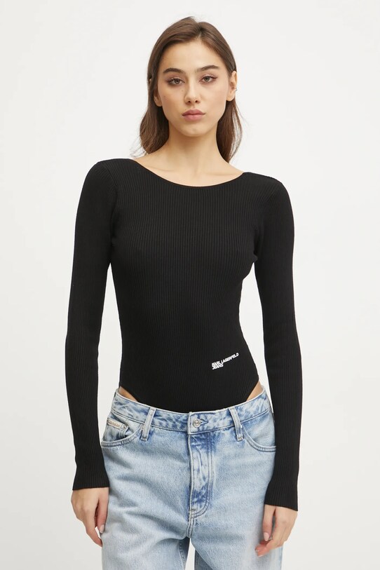 Одяг Боді Karl Lagerfeld Jeans A1W18024 чорний