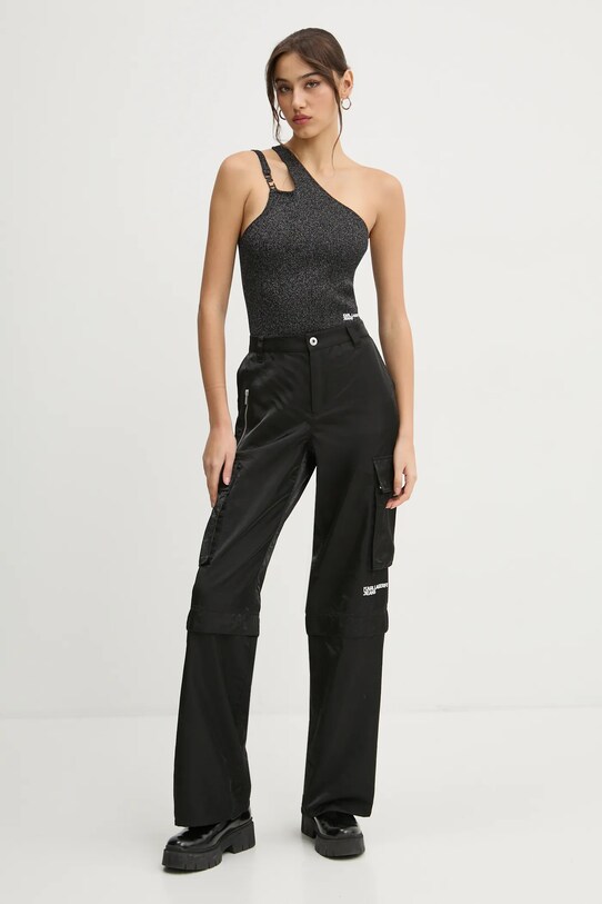 Топ Karl Lagerfeld Jeans A1W18028 чорний SS25