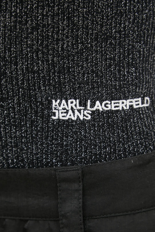Top Karl Lagerfeld Jeans A1W18028 μαύρο