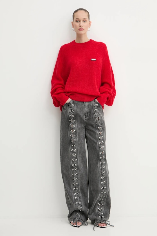 Rotate pulover de lana 1137693017 rosu SS25