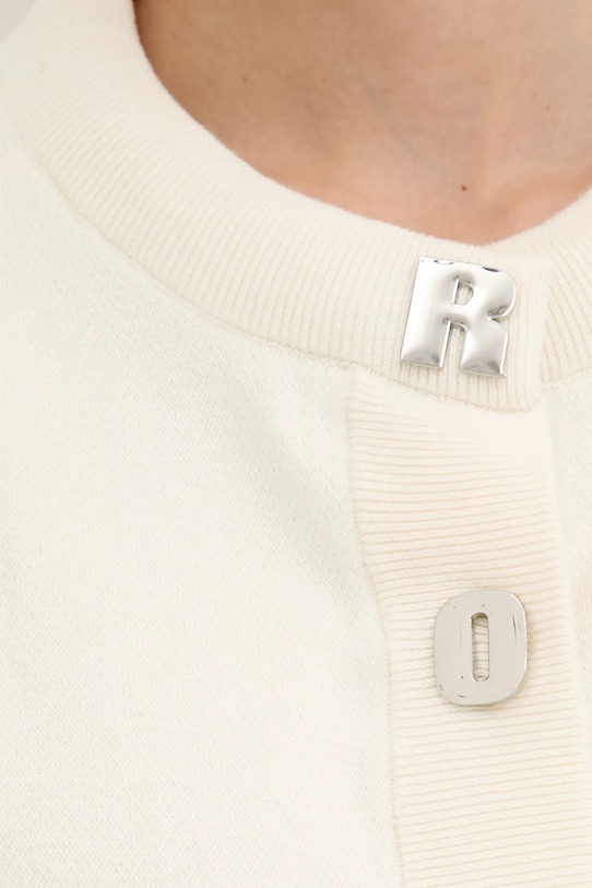 Rotate cardigan din amestec de casmir 113854857 bej