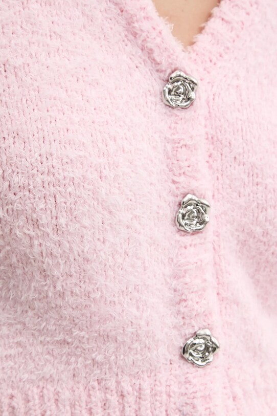 Bavlněný kardigan Rotate 1139471011 růžová