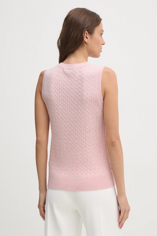 Îmbrăcăminte Tommy Hilfiger vesta de lana WW0WW43956 roz