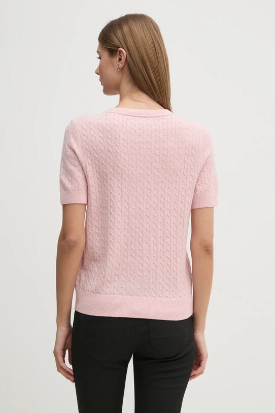 Одежда Шерстяной кардиган Tommy Hilfiger WW0WW43958 розовый