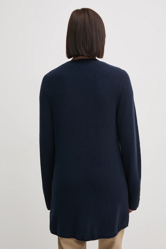Îmbrăcăminte Tommy Hilfiger cardigan din lână WW0WW43962 bleumarin