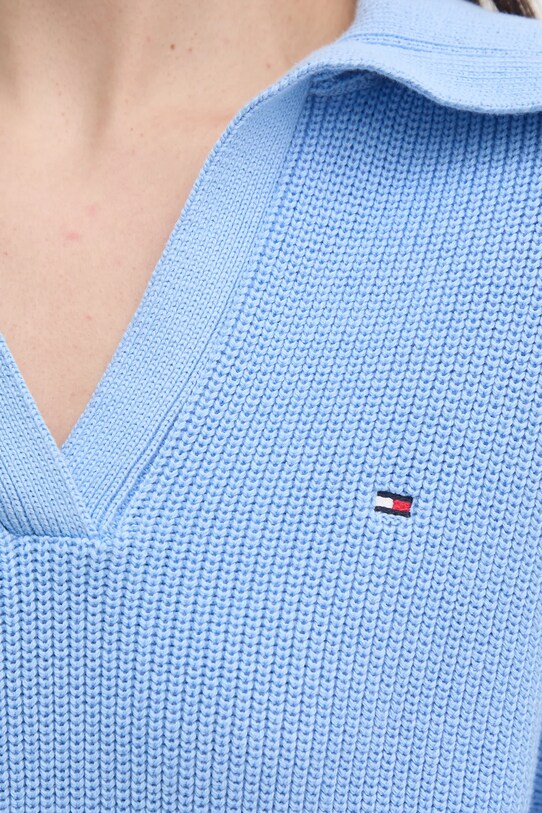 Tommy Hilfiger pulover WW0WW44451 albastru