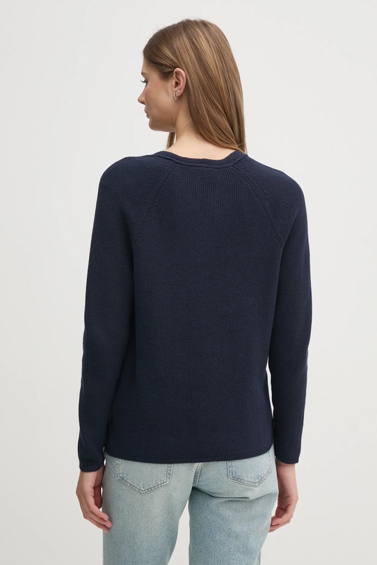 Ρούχα Βαμβακερό πουλόβερ Tommy Hilfiger WW0WW44452 σκούρο μπλε