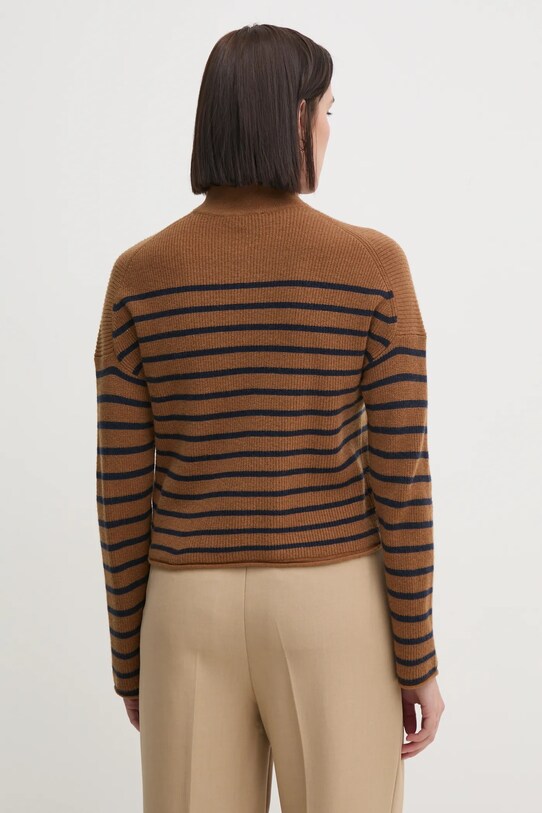 Odzież Tommy Hilfiger sweter wełniany WW0WW44981 beżowy