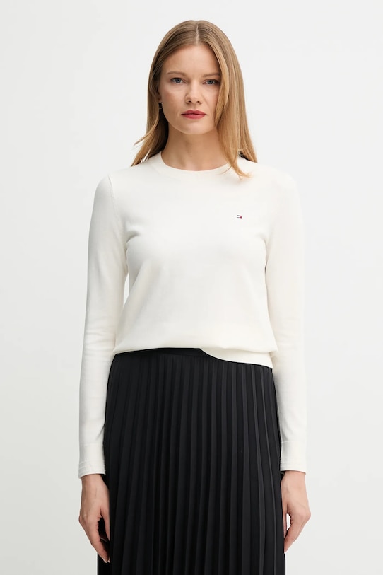 Tommy Hilfiger sweter beżowy WW0WW44984