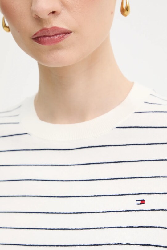 Tommy Hilfiger pulóver WW0WW44984 bézs