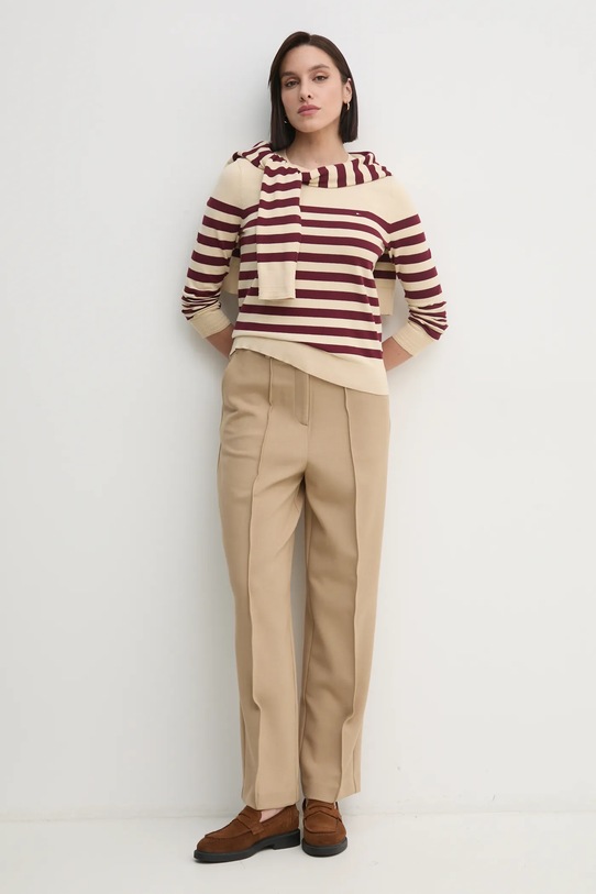 Svetr Tommy Hilfiger WW0WW44984 béžová SS26